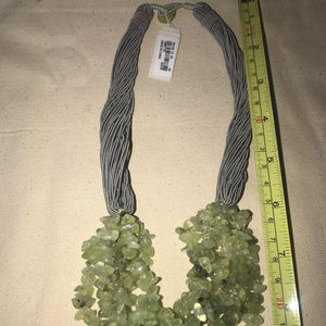 Stunning green stone necklace BRAND NEW WITH TAGS